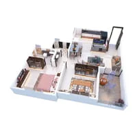 1 BHK Floorplan